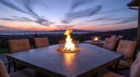 top propane fire tables