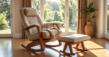 top rocking chair ottomans