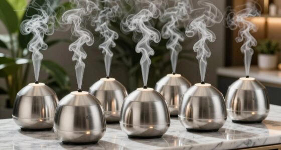 top stainless oil diffuser