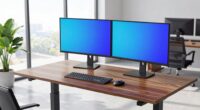 top two monitor standing desks