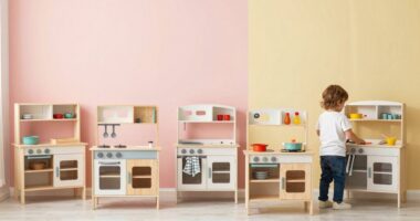 top wooden toddler play kitchens