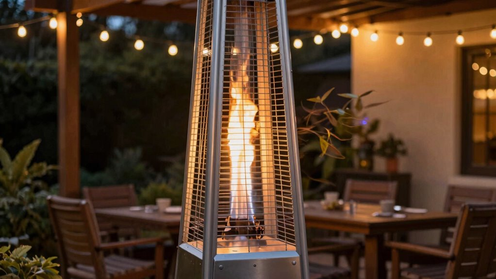 wind resistant propane heaters