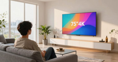 12 Best 75 Inch 4K TV for Bright Room in 2026