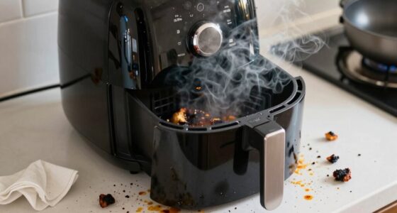air fryer smoke mess
