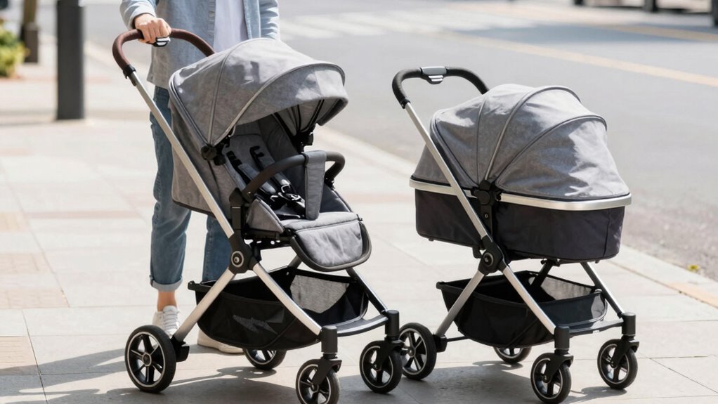 all in one stroller safety
