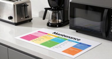 appliance cleaning schedule guide