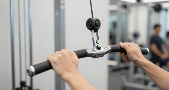 cable machine handle positioning