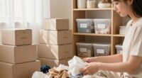 calm simple organizing routine