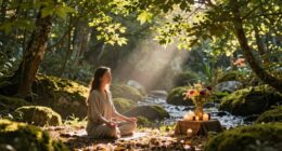 calmness through spiritual practices