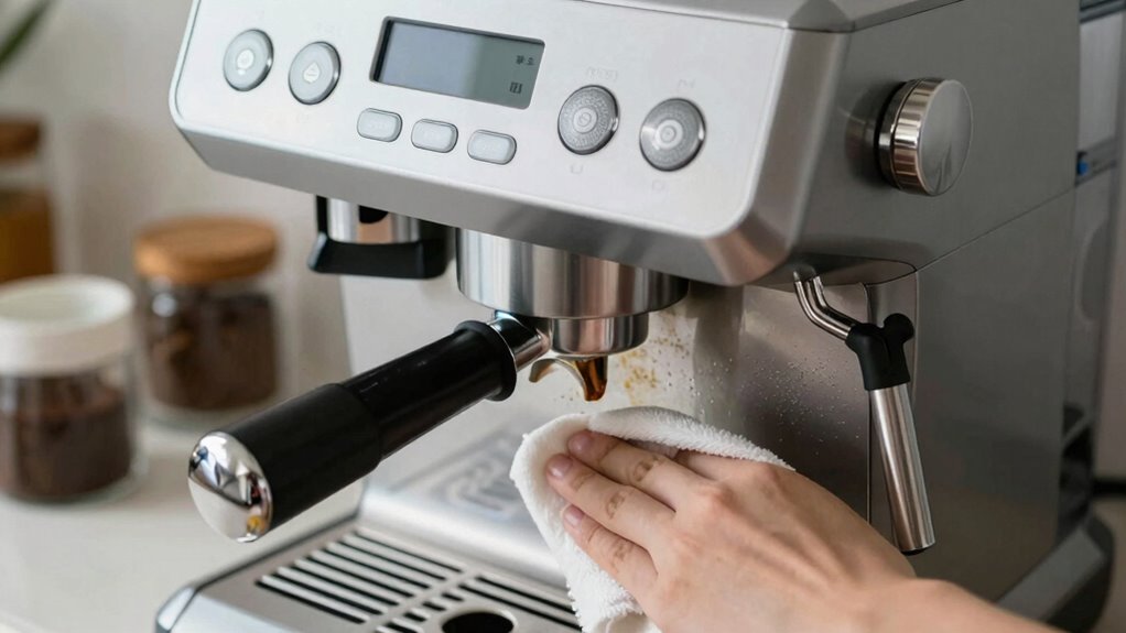 consistent cleaning enhances espresso