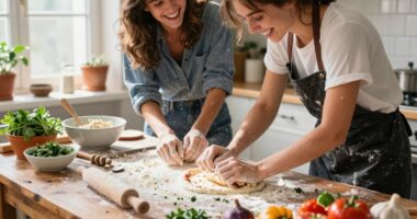 cooking chaos with friends
