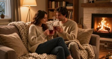 cozy nights with partner