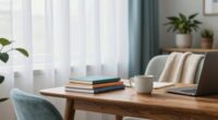 design a peaceful study space