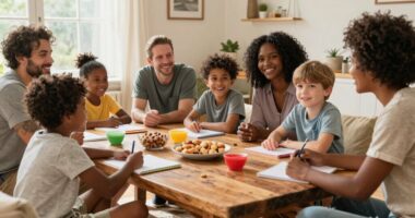 enjoyable family gathering moments