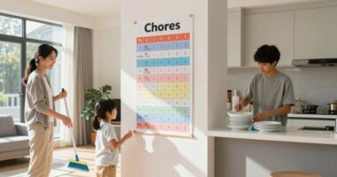 equal household chore distribution