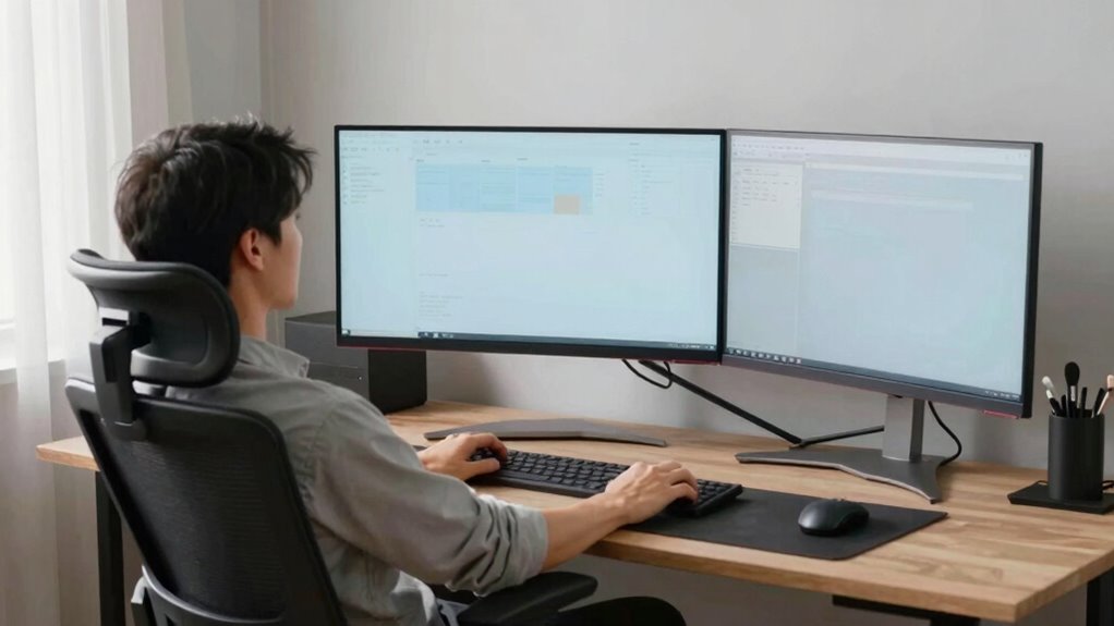 ergonomic ultrawide monitor setup