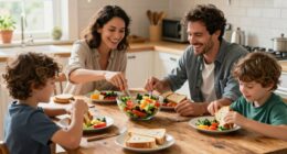 family serving busy week ideas
