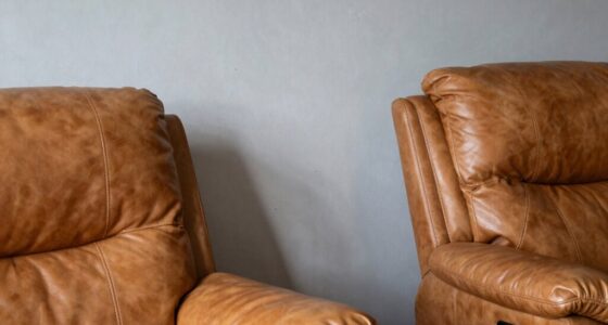 furniture touching painted walls