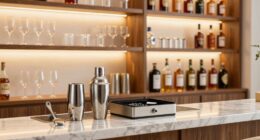 home bar organization tips