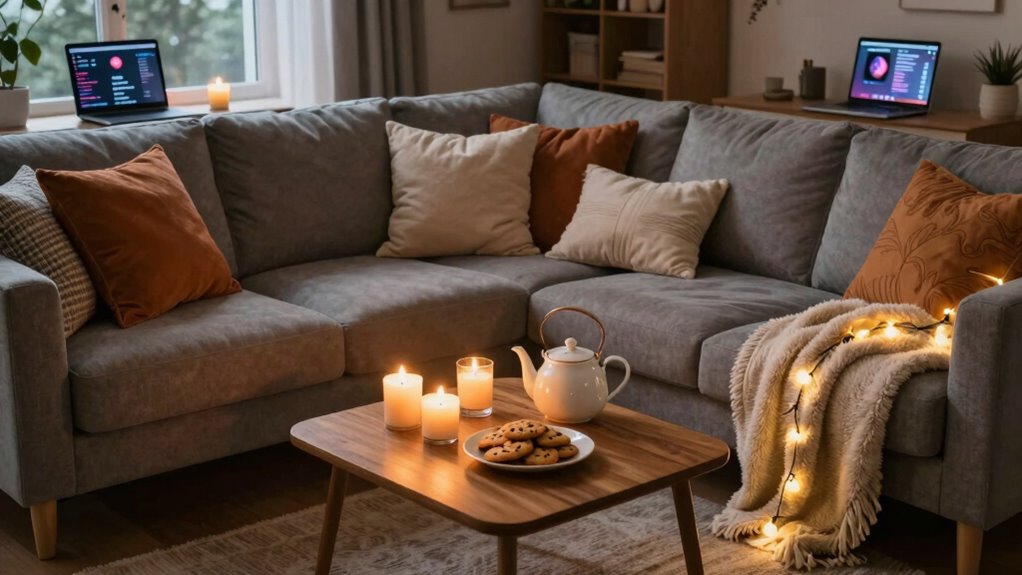 intimate home valentine s celebration