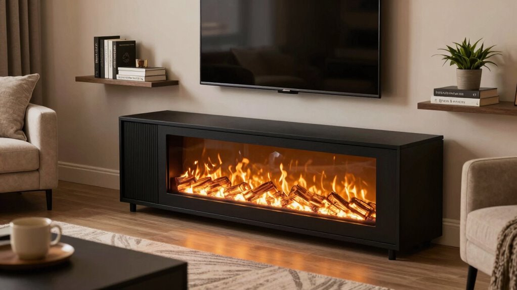 modern safe heating entertainment