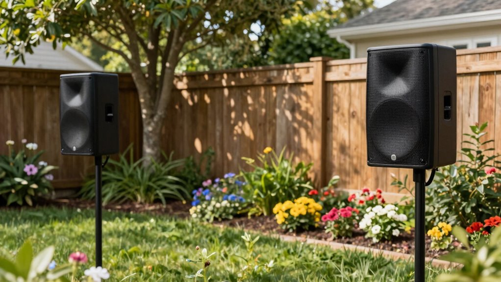 optimal outdoor speaker placement