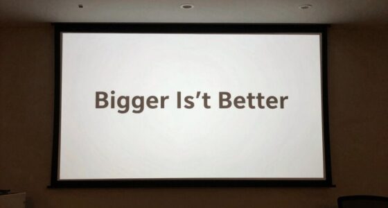 optimal projector screen size