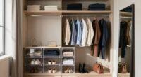 organized closet zones improve mornings