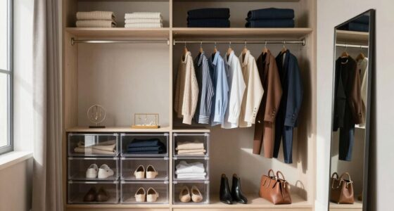 organized closet zones improve mornings
