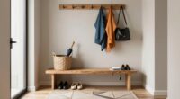 organized entryway drop zones