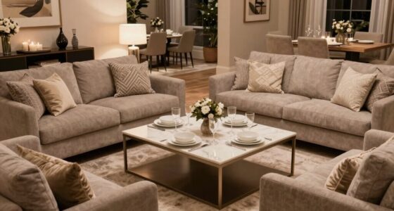 organized festive guest preparations