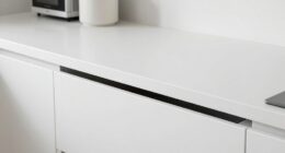 organized kitchen counter space