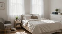 peaceful organized couple s space