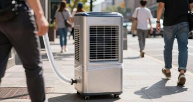 portable ac insulation