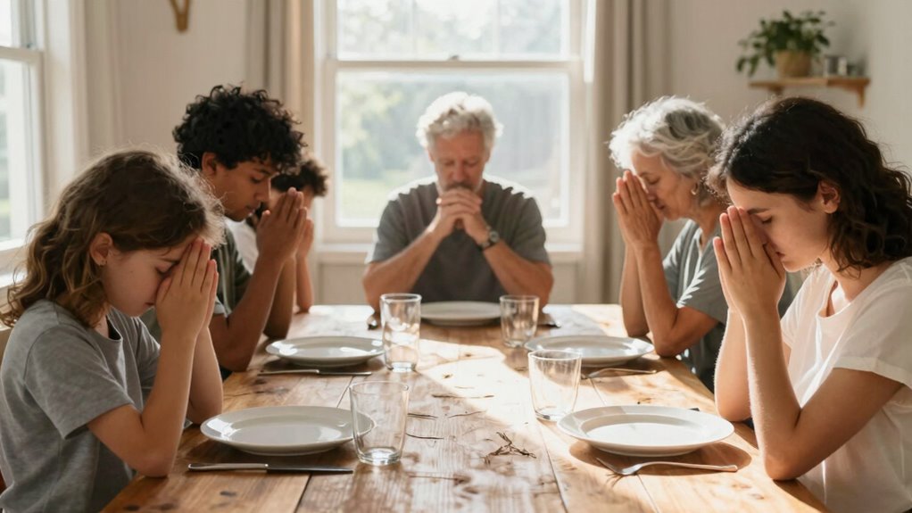 practicing gratitude during meals