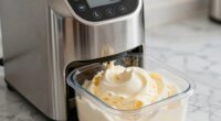 prevent icy ice cream texture