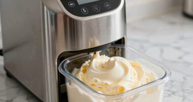 prevent icy ice cream texture