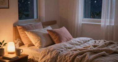 quick evening self care