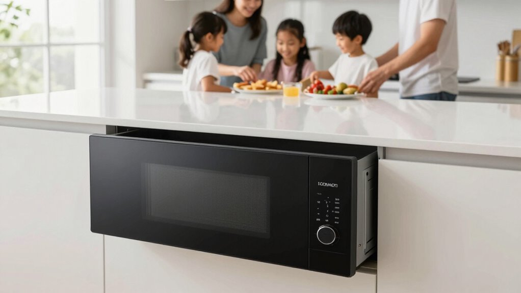 safe efficient microwave installation