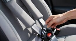 securely fasten car seat