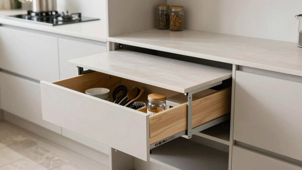 smart vertical kitchen organization