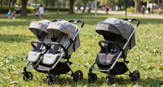 stroller layout comparison