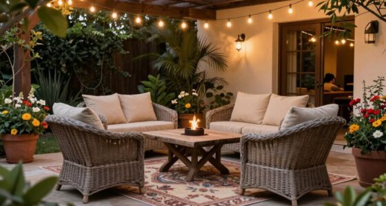 transform outdoor space into room