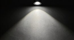 unbalanced overhead lighting harshness