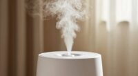 white dust from humidifiers