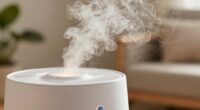 white dust from humidifiers