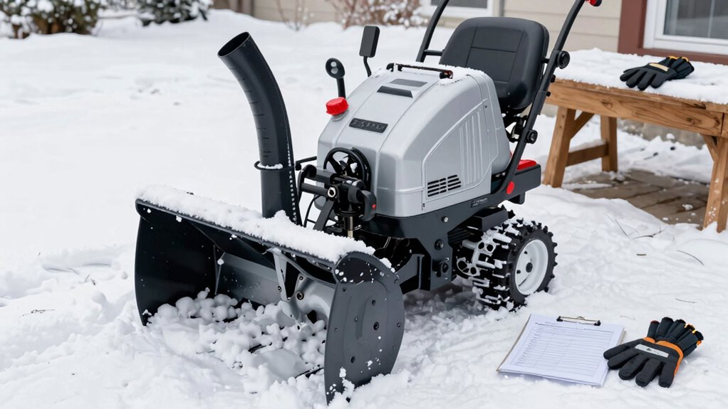 winter snow blower maintenance