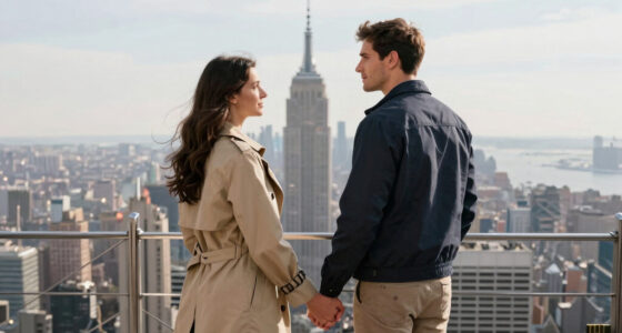 Couple On Empire State Building